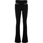 Pantalons taille basse Patrizia Pepe noirs à clous stretch Taille XL W42 pour femme 