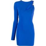 Robes de soirée courtes Patrizia Pepe bleu roi en jersey pour femme en promo 