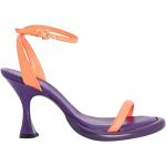 Sandales à talons Patrizia Pepe violettes en cuir de veau Pointure 40 look fashion pour femme 