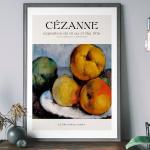 Paul Cézanne, Impression D'exposition De Natures Mortes, Affiche Musée Vintage, Fruits, Tirages Chefs-D'oeuvre