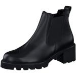 Boots Chelsea Paul Green noires vegan avec semelles amovibles Pointure 40,5 avec un talon entre 3 et 5cm look fashion pour femme 