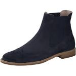 Boots Chelsea Paul Green bleus foncé en cuir Pointure 37 look fashion pour femme 