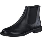 Boots Chelsea Paul Green noires en cuir avec semelles amovibles Pointure 38 avec un talon jusqu'à 3cm look fashion pour femme 