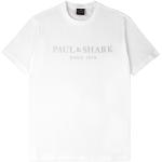 T-shirts Paul & Shark blancs à manches courtes à manches courtes à col rond Taille S pour homme en promo 