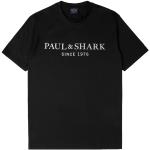 T-shirts col rond Paul & Shark noirs à manches courtes à col rond Taille S classiques pour homme en promo 
