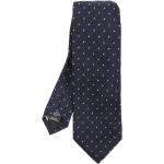 Cravates en soie de créateur Paul Smith Paul bleu marine à pois Tailles uniques pour homme 