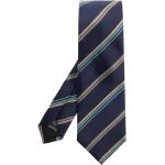 Cravates en soie de créateur Paul Smith Paul bleu marine à rayures Tailles uniques pour homme 
