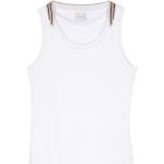 T-shirts de créateur Paul Smith Paul blancs sans manches sans manches à col rond pour femme 