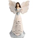Statuettes d'anges à motif papillons 