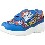 Chaussures de running bleues à motif chiens Pointure 24 look fashion pour garçon 