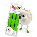Chaussures vertes en caoutchouc pour chien 