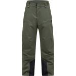 Pantalons de ski Peak Performance verts en polyester imperméables coupe-vents stretch Taille L pour homme 