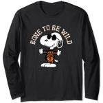 T-shirts à manches longues noirs enfant Snoopy Charlie Brown Taille 2 ans classiques 
