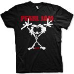 Pearl Jam Ten Logo Eddie Vedder Rock Officiel T-Shirt Hommes Unisexe (XX-Large)