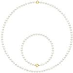 Pendentifs en or blancs en or à perles 18 carats avec certificat d'authenticité look fashion pour femme 