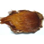 Pechetruite 1 x Cou de Coq Indien - Brun Roux - Couleur Naturelle pour Montage de Mouche de Peche