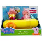 Pédalo Peppa Pig - Tomy - Jouet De Bain - Figurines Gicleurs D'eau - Mécanisme À Ficelle Jaune