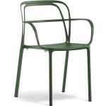 Chaises design Pedrali vertes en aluminium en lot de 2 