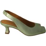 Sandales à talons Pedro Miralles vert menthe en cuir à bouts ouverts à élastiques Pointure 40 avec un talon entre 5 et 7cm look urbain pour femme 
