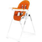 Chaises hautes Peg-Pérego orange en cuir synthétique 