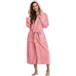 Pyjamas combinaisons d'automne roses à carreaux en velours à capuche en lot de 3 Taille M plus size look sexy pour femme 