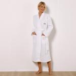Peignoirs de bain Colombine blancs en coton Taille 3 XL pour femme en promo 