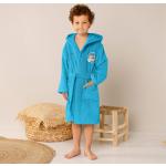 Peignoirs de bain bleus en coton enfant Pat Patrouille Taille 2 ans en promo 