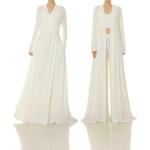 Robes de chambre longues blanches Taille XS pour femme 