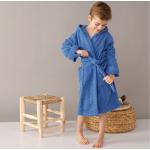 Peignoirs à capuches Colombine bleus en coton enfant Taille 14 ans en promo 