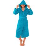 Peignoirs Colombine turquoise en coton Taille 3 XL pour femme en promo 