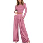 Pyjamas combinaisons roses à carreaux en velours à motif animaux Taille XL plus size look sexy pour femme 