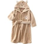 Robes de chambre capuche kaki à carreaux en flanelle à motif animaux look fashion pour fille de la boutique en ligne Amazon.fr 