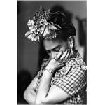 Décors muraux noirs Frida Kahlo modernes 