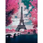 Posters en bois inspirations zen Tour Eiffel 