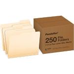 Pendaflex Essentials dossiers de fichiers, format Lettre, Manille, 100 par boîte Avec onglet (découpe au tiers) - Boîte de 250 Box of 250