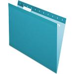 Pendaflex fichier de suspension, 1/5 Tab, Letter, 25 Box, 4152 Letter bleu sarcelle