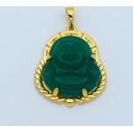 Pendentifs en or vert foncé à perles à motif Bouddha en lot de 1 pour femme 
