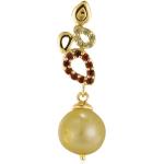 Pendentifs en or jaunes en argent à perles pour femme en promo 