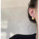Boucles d'oreilles gris acier en acier ethniques style ethnique pour femme 