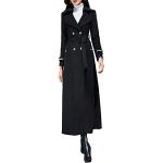 Manteaux en laine noirs Taille XL look urbain pour femme 