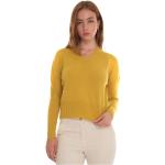 Pulls en laine Pennyblack jaunes en laine à col en V Taille XL look fashion pour femme 