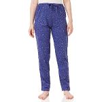 Pantalons de pyjama People Tree bleus en coton bio vegan Taille XL look fashion pour femme 