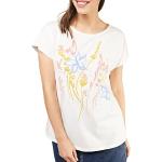 People Tree shirt imprimé floral, Blanc/Multicolore (White Eco), 36EU/8UK Femme