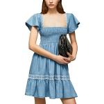 Mini robes Pepe Jeans bleues minis Taille S look casual pour femme 