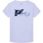 T-shirts à manches courtes Pepe Jeans blancs à logo en coton Taille 10 ans look fashion pour garçon de la boutique en ligne Amazon.fr 