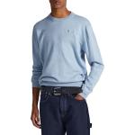Sweats à col rond Pepe Jeans bleus à logo en caoutchouc à manches longues à col rond Taille XL look fashion pour homme 