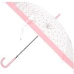 Pepe Jeans Evelin Parapluie Rose Polyester avec canne en Aluminium, rose, Parapluie