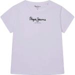 T-shirts à manches courtes Pepe Jeans blancs à logo en coton Taille 12 ans look fashion pour fille de la boutique en ligne Amazon.fr 