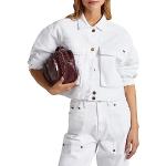 Vestes courtes Pepe Jeans blanches Taille S look casual pour femme 