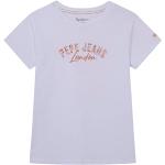 T-shirts à manches courtes Pepe Jeans blancs en coton Taille 14 ans look fashion pour fille de la boutique en ligne Amazon.fr 